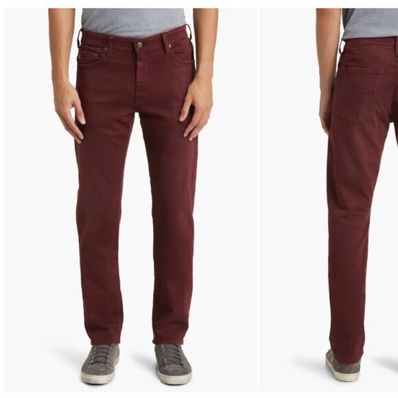 AG Adriano Goldschmied Men's The Everett Slim Straight Twill Pants Size 38x32 - Picture 1 of 9